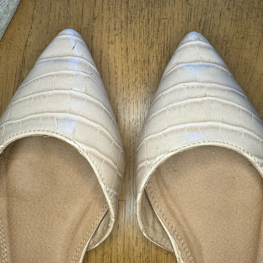 ASOS Snake Skin Style Flats Size 8